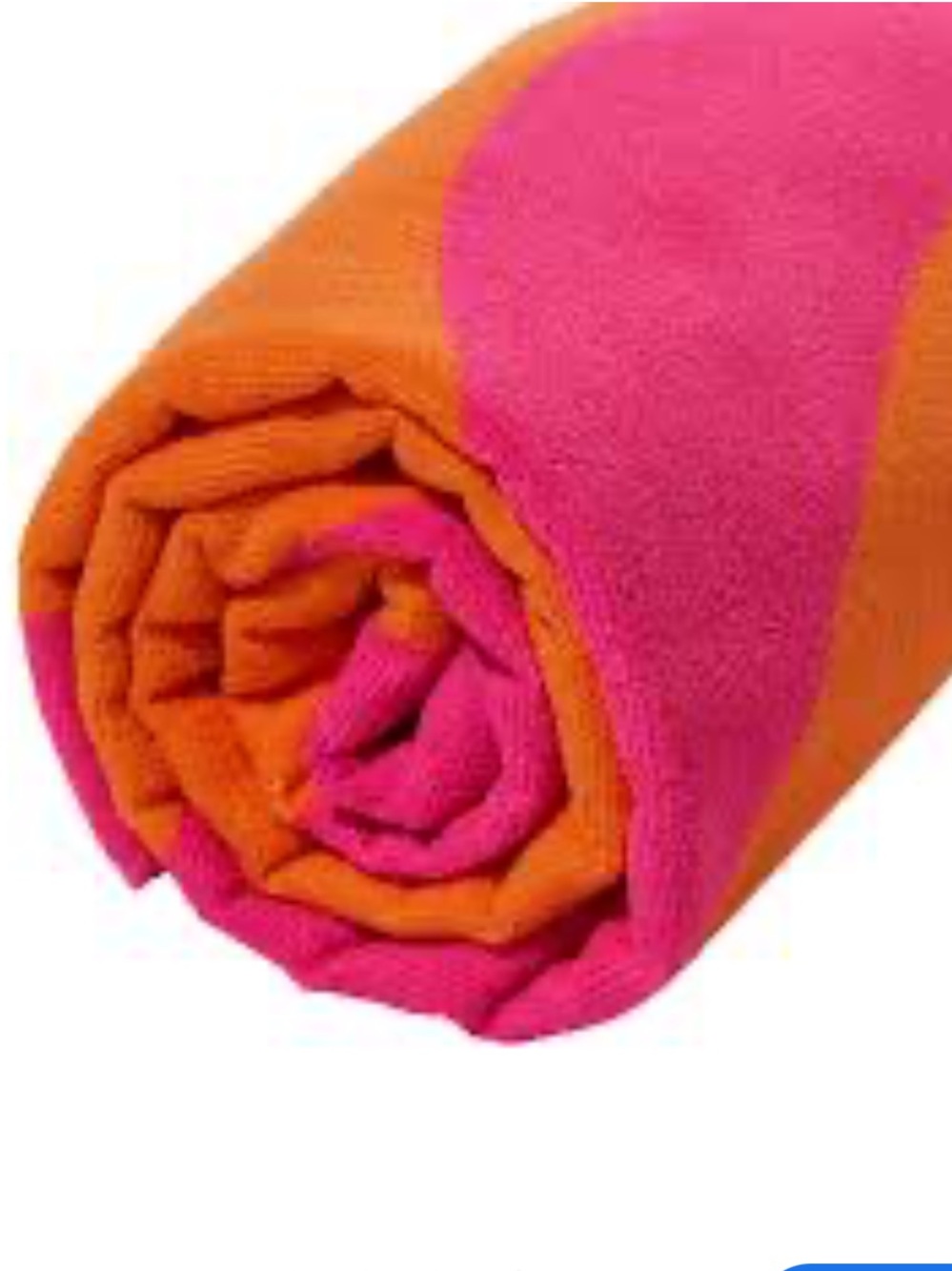 Vibrant Orange & Magenta Amika Beach Blanket